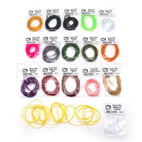 Vinyl Rib Hareline Fly Tying Jig Material 3 Sizes And 16 Colors