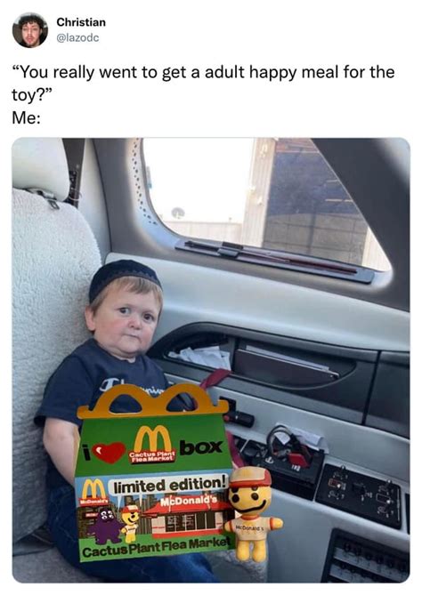 18 Funny Memes About Mcdonalds Adult Happy Meal