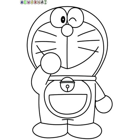 Detail Mewarnai Gambar Doraemon Koleksi Nomer 53