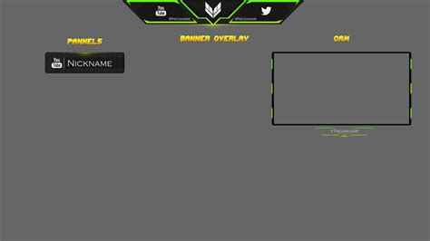 Template Free Twitch Overlay 6 By Ayzs On Deviantart