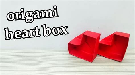 Origami Heart Box For Valentines Day How To Make Heart Shaped Paper