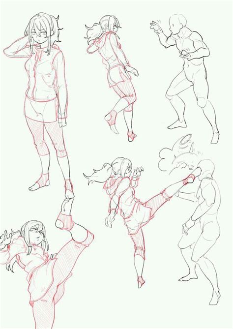 Female Fighter Drawing Reference Drawing Reference Poses Art