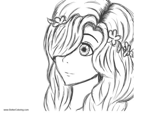Beautiful barbie s for girly girls662d. Cartoon Girly Coloring Pages - Free Printable Coloring Pages