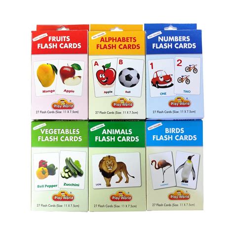 Learning And Educational Flash Cards Set Of 6 27 Piece Flickr
