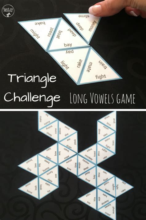 Triangle Challenge Long Vowels Teach Me Mommy