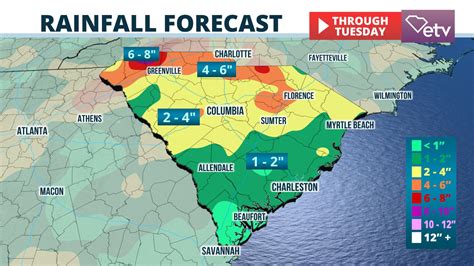 Flash Flood Watch Issued For The Upstate Through Sunday South