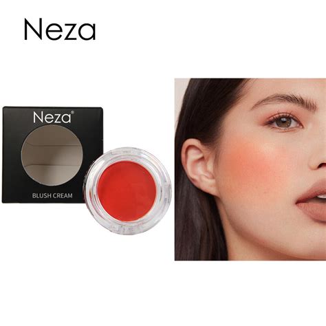 Neza Blusher Cream Waterproof Rouge Anti Sweat Lasting Coloring 24hours