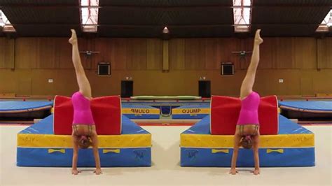 Gymnastics Cartwheel On The Floor Youtube