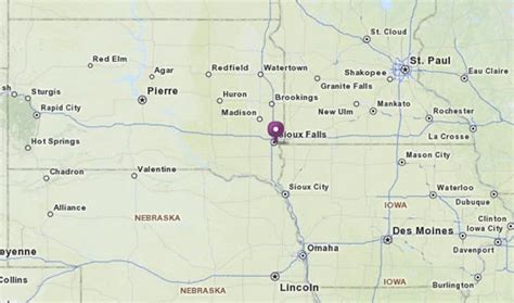 Flight distance is approximately 295 miles (474 km) and flight time from sioux falls, sd to iowa city, ia is 35 minutes.don't forget to check out our gas cost calculator option. Map Of Sioux Falls Sd | Zip Code Map