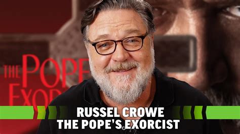 Russell Crowe Interview Gladiator The Pope S Exorcist Youtube