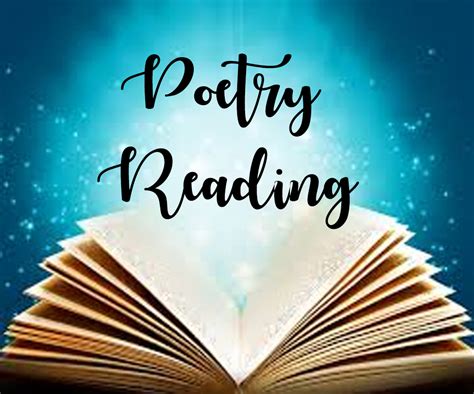 Find a local poetry group. Annual Poetry Reading at the Library | April 18, 2017 ...