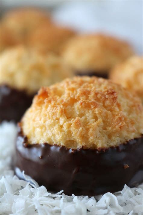 Chocolate Coconut Macaroons Recipe The Anthony Kitchen Recipe Macaroon Recipes Chocolate
