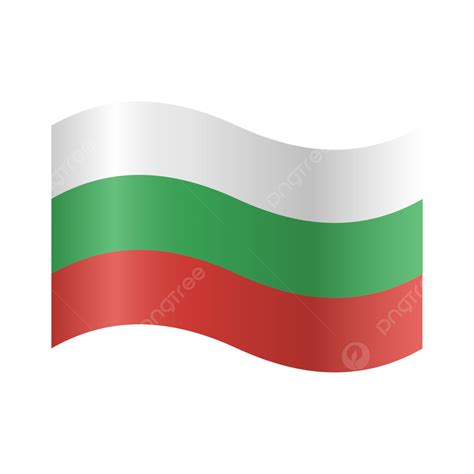 Vector Realistic Illustration Of Bulgaria Flags Bulgaria Flag