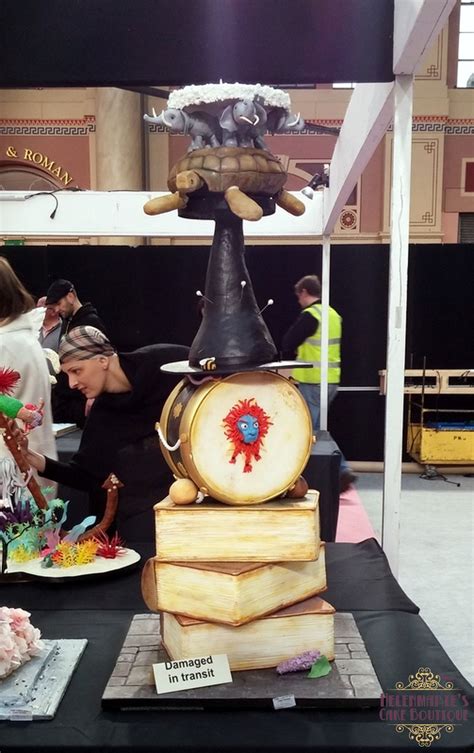 Discworld Cake Homage To Terry Pratchett Book Cakes Book Cake