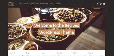 Best Wordpress Food Themes For Recipe Sharing