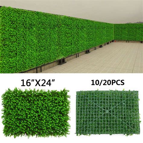 1020 Artificial Grass Fence Panel Eucalyptus Privacy Fence Mat Wall