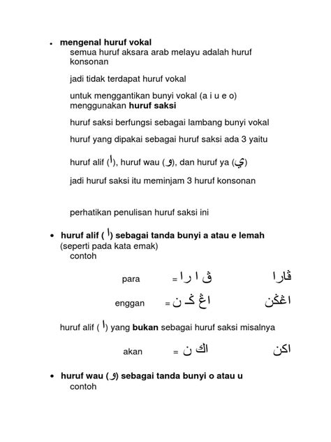 Detail Contoh Tulisan Arab Melayu Koleksi Nomer 50