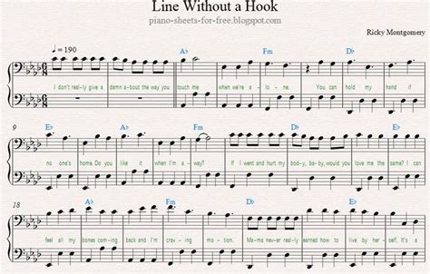 Check spelling or type a new query. ️ Ricky Montgomery — Line Without a Hook | Piano songs ...