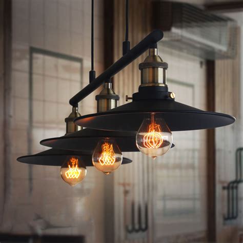 We offer a huge range of ceiling lights in a variety of different. Retro Hanging Ceiling Light Vintage Industrial Pendant ...