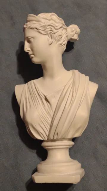 New Artemis Diana Bust Sculpture Greek Roman Mythology Goddess