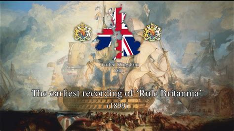 Rule Britannia First Recording Of The Song 1899 Youtube