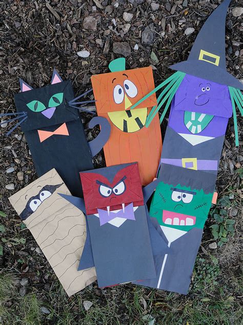 Halloween Paper Bag Puppets Pictures Photos And Images