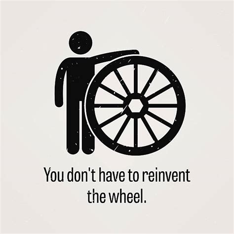 Reinventing The Wheel Illustrations Royalty Free Vector Graphics