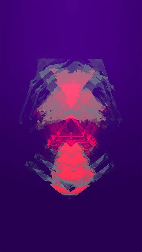 Darkflow Purple Digital Abstract Art Pattern Iphone 8 Wallpapers Free