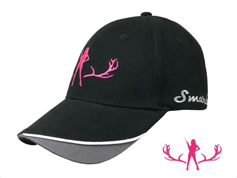 Hats And Shirts Black Cap Pink Girl
