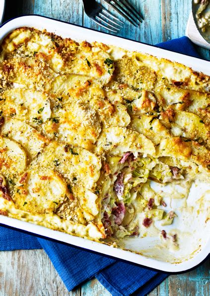 St Patricks Day Bacon And Cabbage Gratin