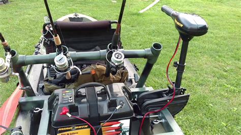 When the motor is attached in the right way, moving around the boat will become much easier for you. Ascend FS12T Modifications with trolling motor - YouTube ...