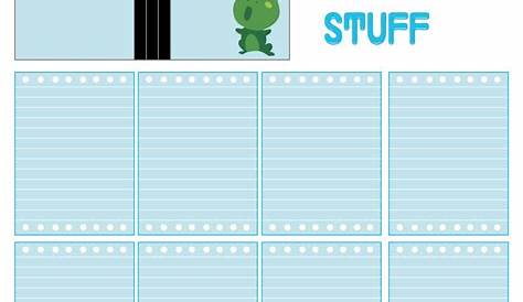 My Froggy Stuff Printables - Game Printable Images Gallery Category