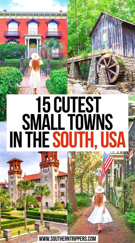 Cutest Small Towns In The South Usa Travel Bucket List Usa Usa Travel