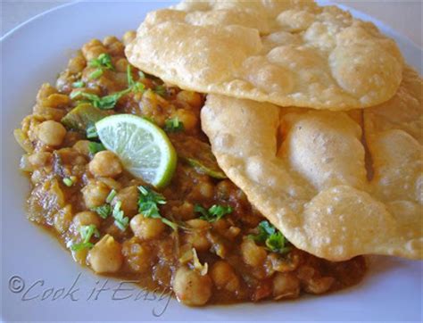 Chole bhature recipe is explained in three easy steps. Cook it Easy: Chole Bhature