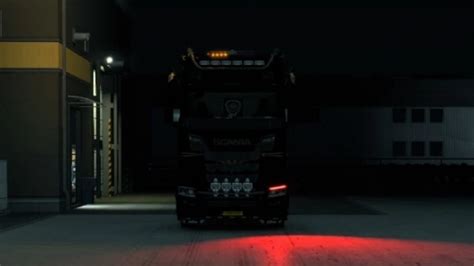 Ets2 Headlight With Red And Blue Flash V10 142x Euro Truck