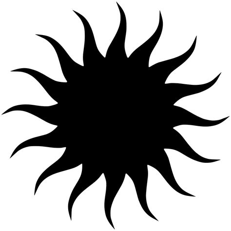 Étoiles Soleil Black · Images Vectorielles Gratuites Sur Pixabay