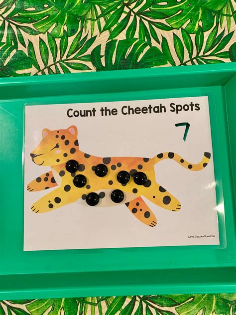 Wild Animals Preschool Printable Literacy And Math Etsy