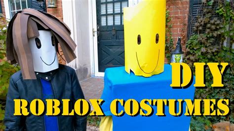 Diy Roblox Costume Bacon Hair And Noob Halloween Costumes Youtube