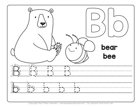Free alphabet book template