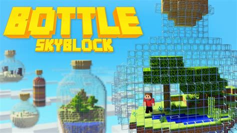 Bottle Skyblock By Lifeboat Minecraft Marketplace Map Minecraft
