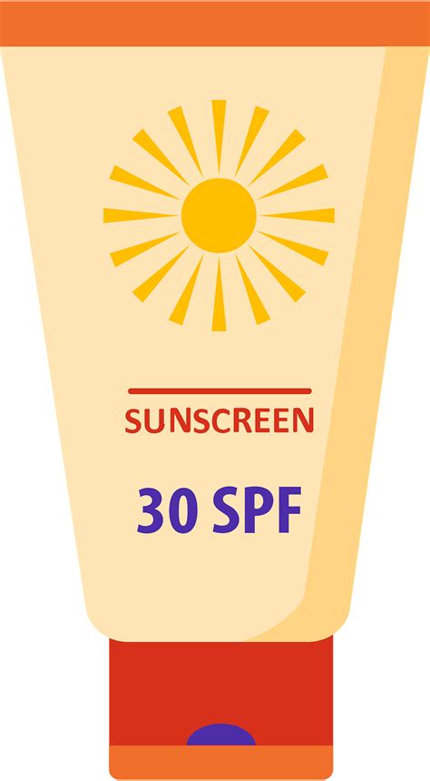 Sunscreen Clipart Transparent Blue Orange Sunscreen Clipart Sunscreen