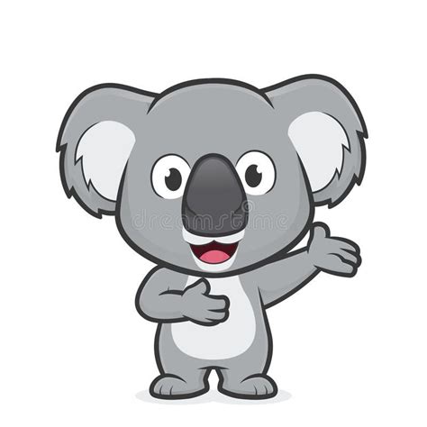 Koala In Welcoming Gesture Clipart Picture Of A Koala Cartoon