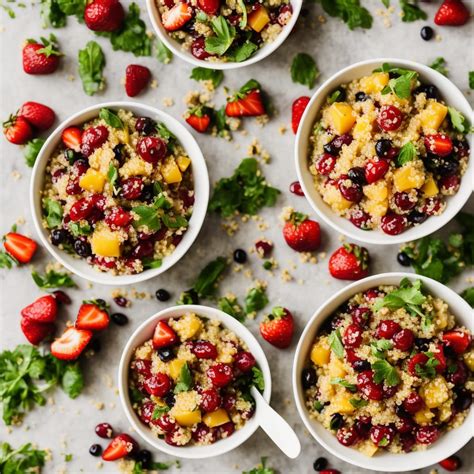 Summer Fruit Quinoa Salad Recipe