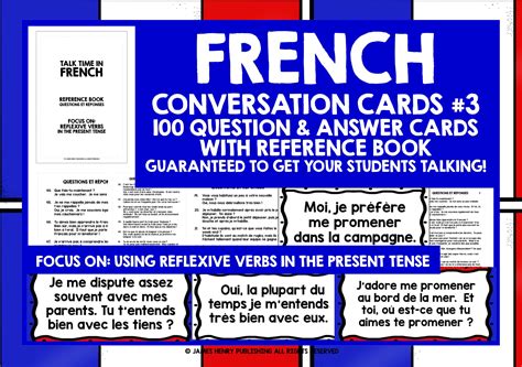 French Speaking Practice 3 Teaching Resources