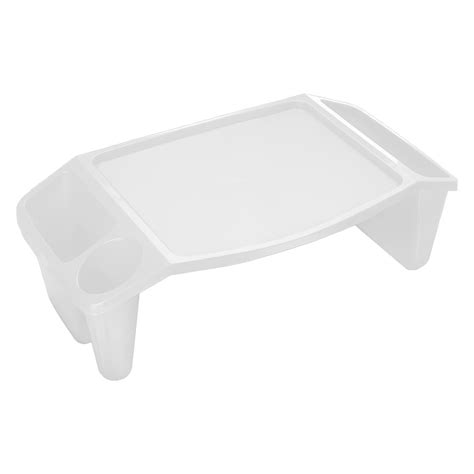 Large White Lap Tray With Large Work Surface 1 Each