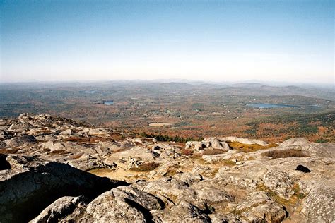 View From Peak Of Mt Monadnock Near Jaffrey Nh Climbed This Once