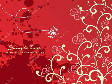 Grungy Romantic Wallpaper — Stock Vector © Alliesinteract 3287690