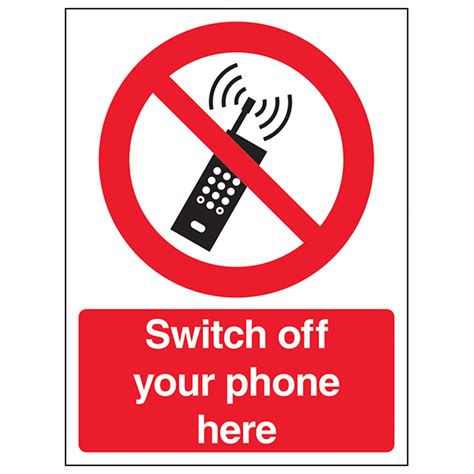 Switch Off Your Mobile Phone Here Portrait Eureka Direct