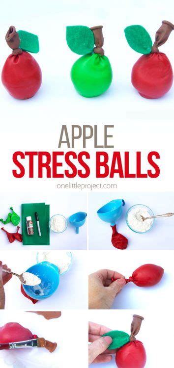 Apple Stress Balls Making Stress Balls For Back To School