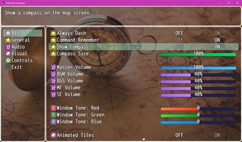Proximity Compass Plugin For Rpg Maker Mv By Olivia
